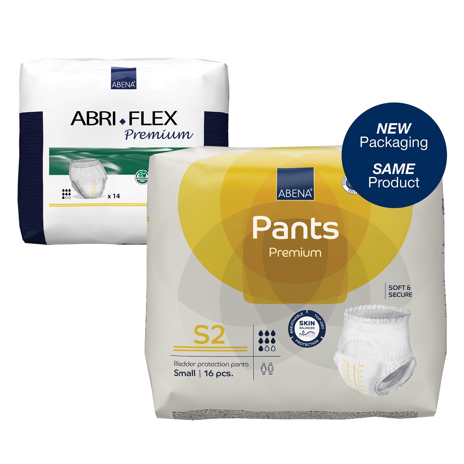 Abena Disposable Underwear Small 16 Ct