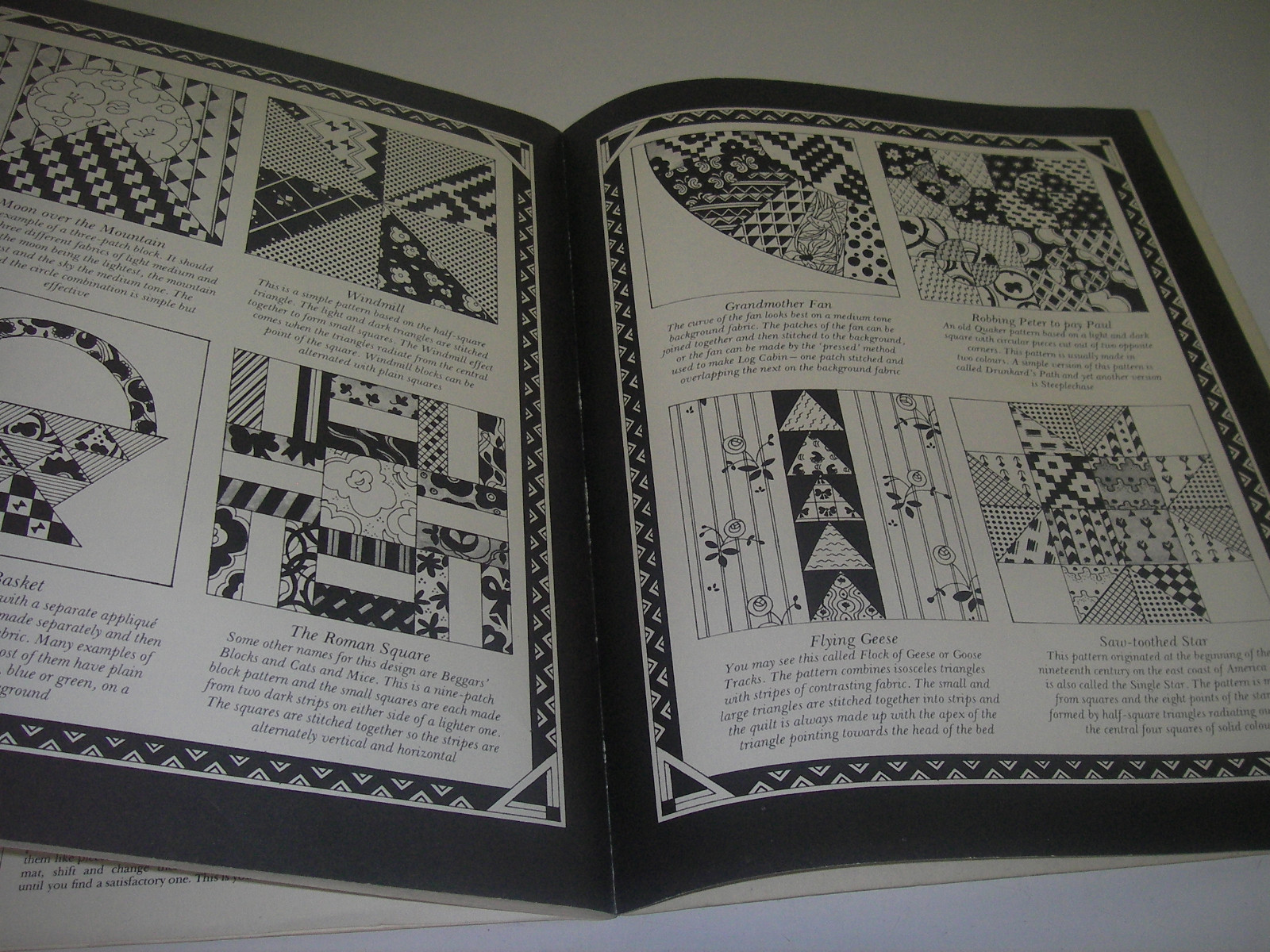 CRAFT Book 1973 All About Patchwork/Marshall Cavendish instruction/ideas/pattern