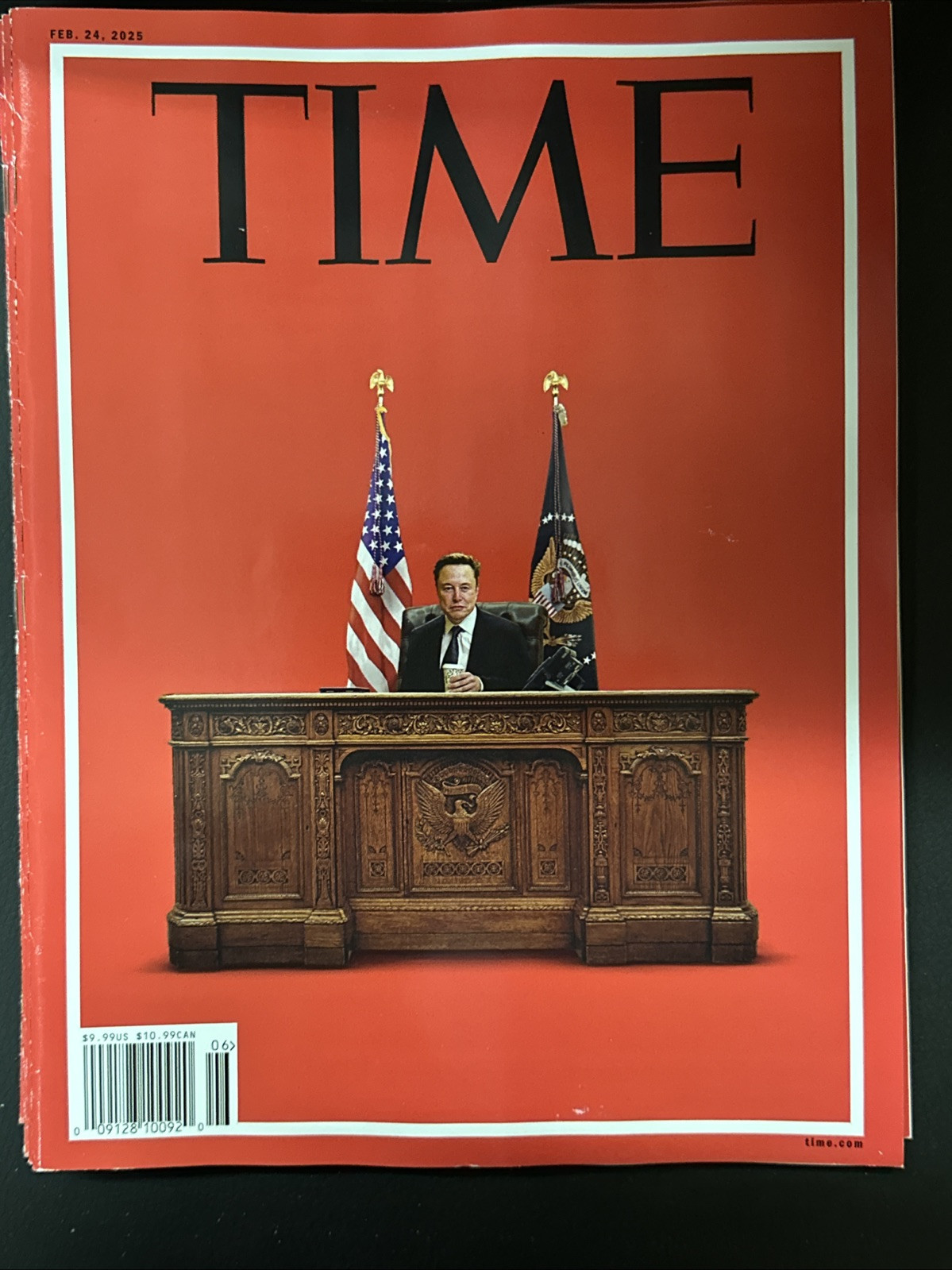 Time Magazine February 24th 2025 Elon Musk
