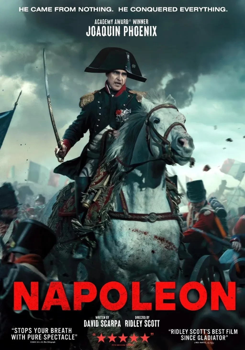 Napoleon DVD (2023) Action Movie DVD All Region High Quality CD Free Shipping