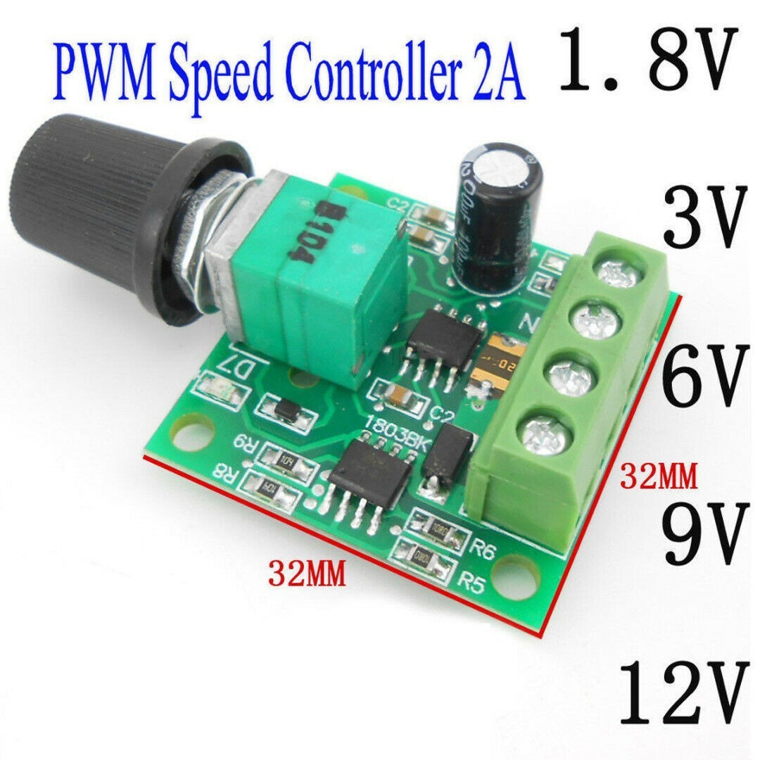 Useful Speed Controller Potentiometer (Linear) DC1.8-15V Knob Load Linear