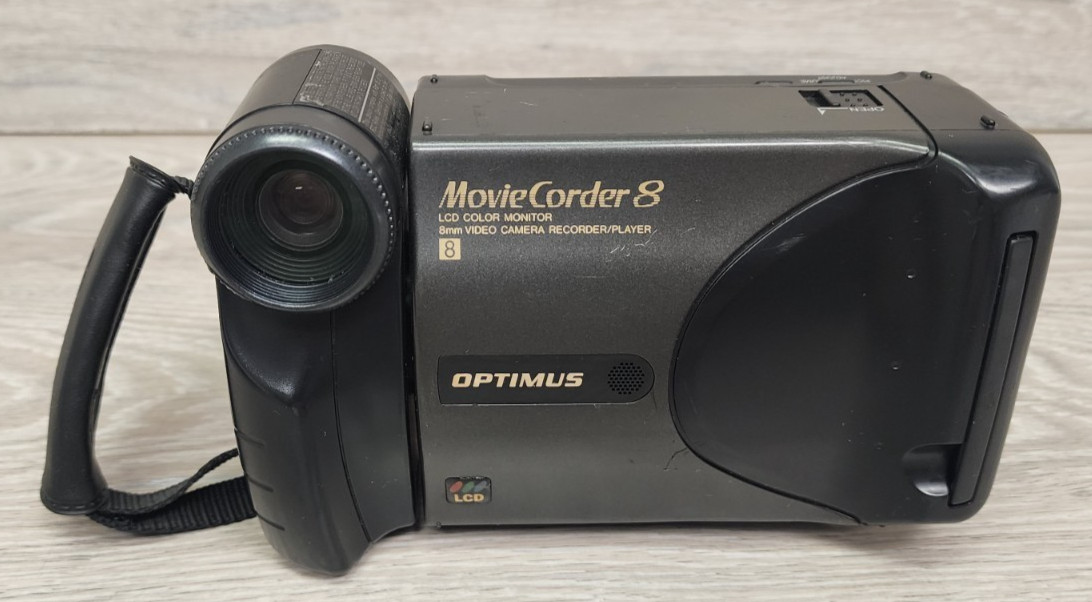 Optimus Moviecorder 8 Model 161 16-862 8mm Video Camera AS IS UNTESTED READ!