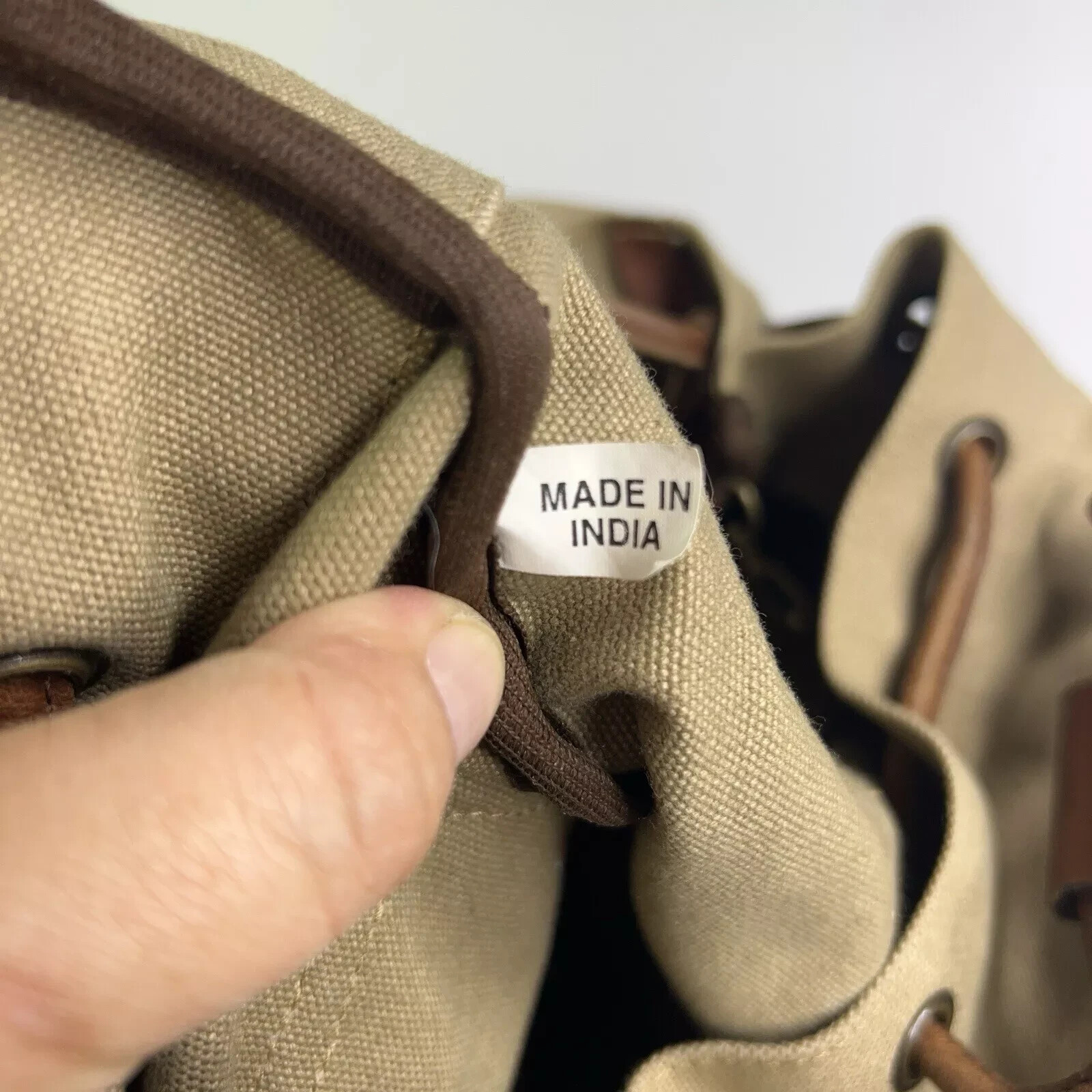 Ellington Backpack Canvas And Leather