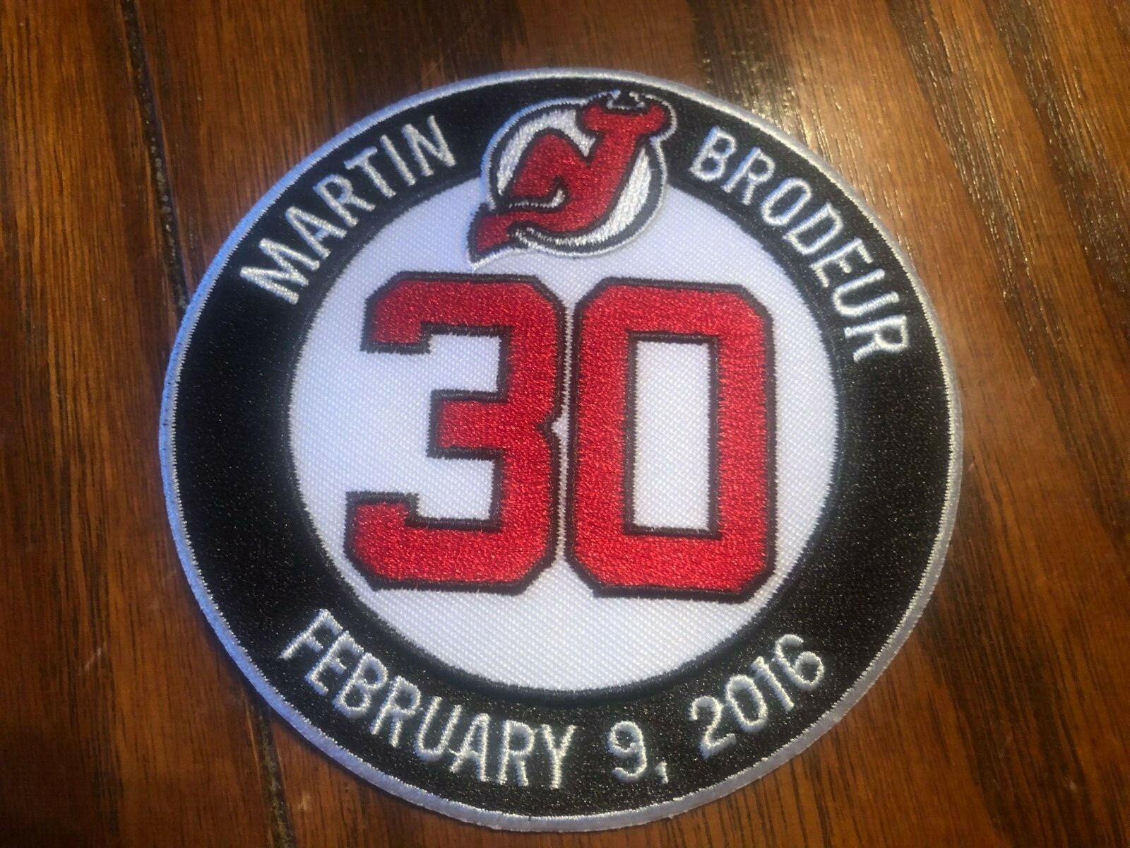 Martin Brodeur Retirement Jersey Patch New Devils Jersey #30
