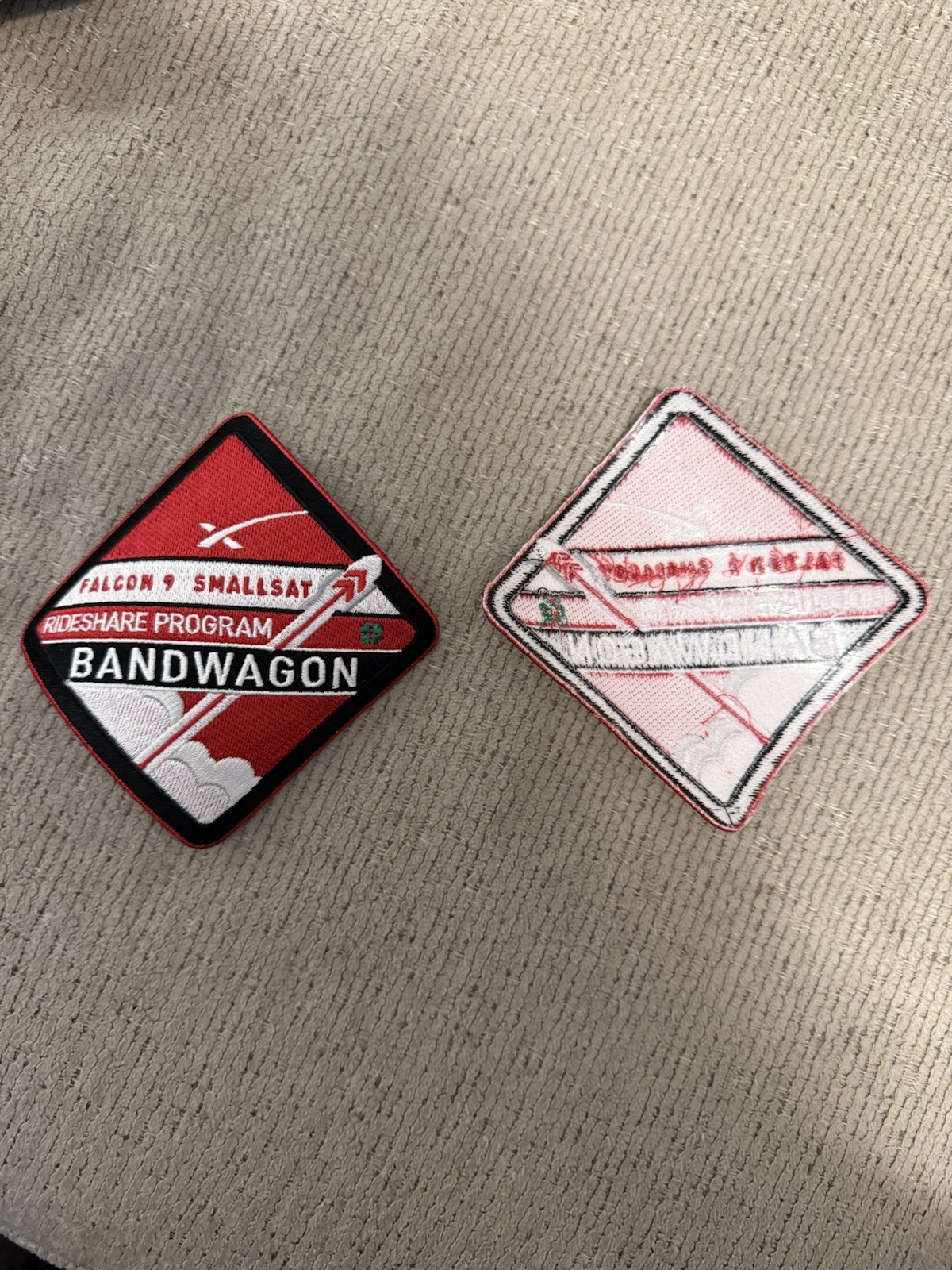 Authentic Employee Only SpaceX Mission Patch Bandwagon