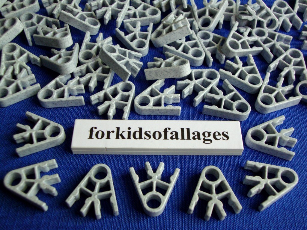 100 KNEX LIGHT GRAY GRANITE 2-Position CONNECTORS Speckled Standard Parts/Pieces