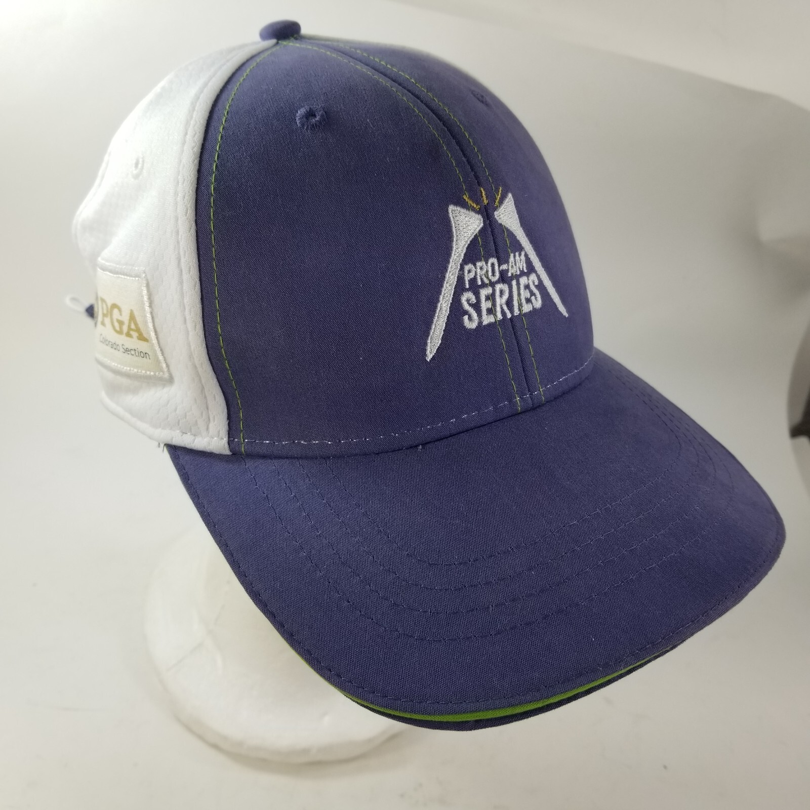 PGA Pro Am Series Hat Cap Corona Premier Golf Mid Fit Strapback Adjustable