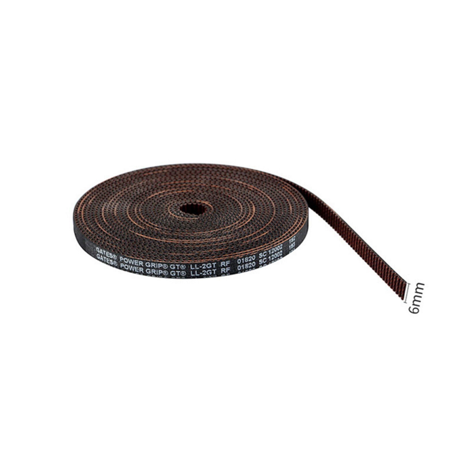 2GT-6RF 2/5M Synchronous Gear Belt 6MM Width Timing Belt for Ender 3 3D Printer