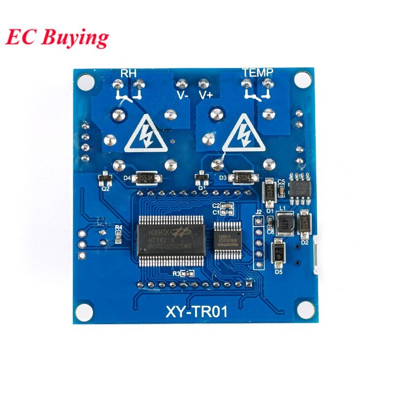 XY-TR01 SHT20 Humidity Temperature Controller DC 12V LCD Display Relay Module