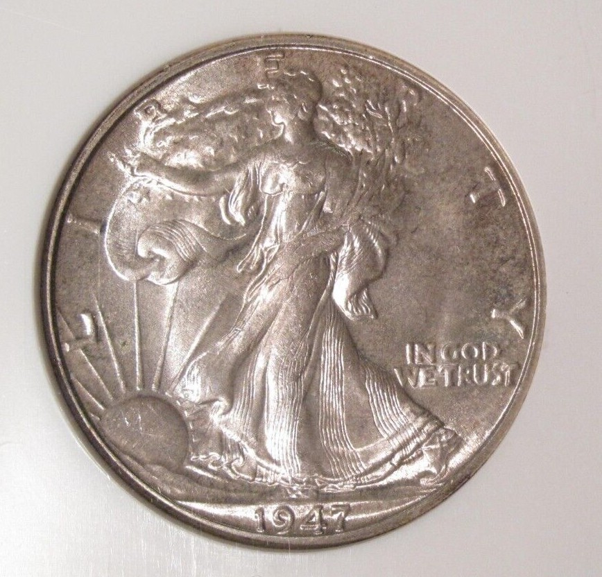 1947-D Walking Liberty Half Dollar NGC MS66 (3022)