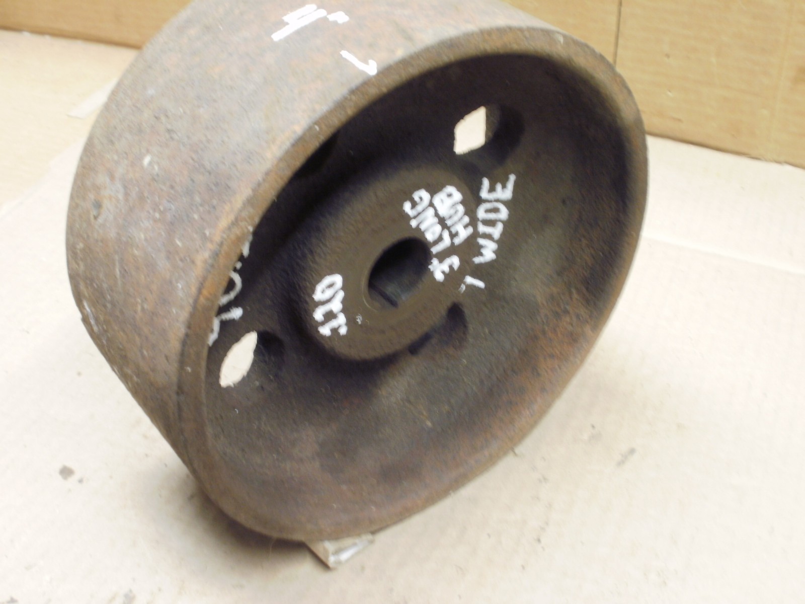 Solid Steel Wheel / Trolley Roller, Heavy Duty, With Tapered Hub