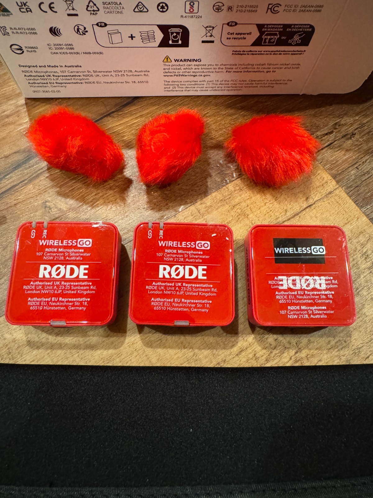 Rode Wireless GO (Gen 3) Digital Wireless Microphone Red