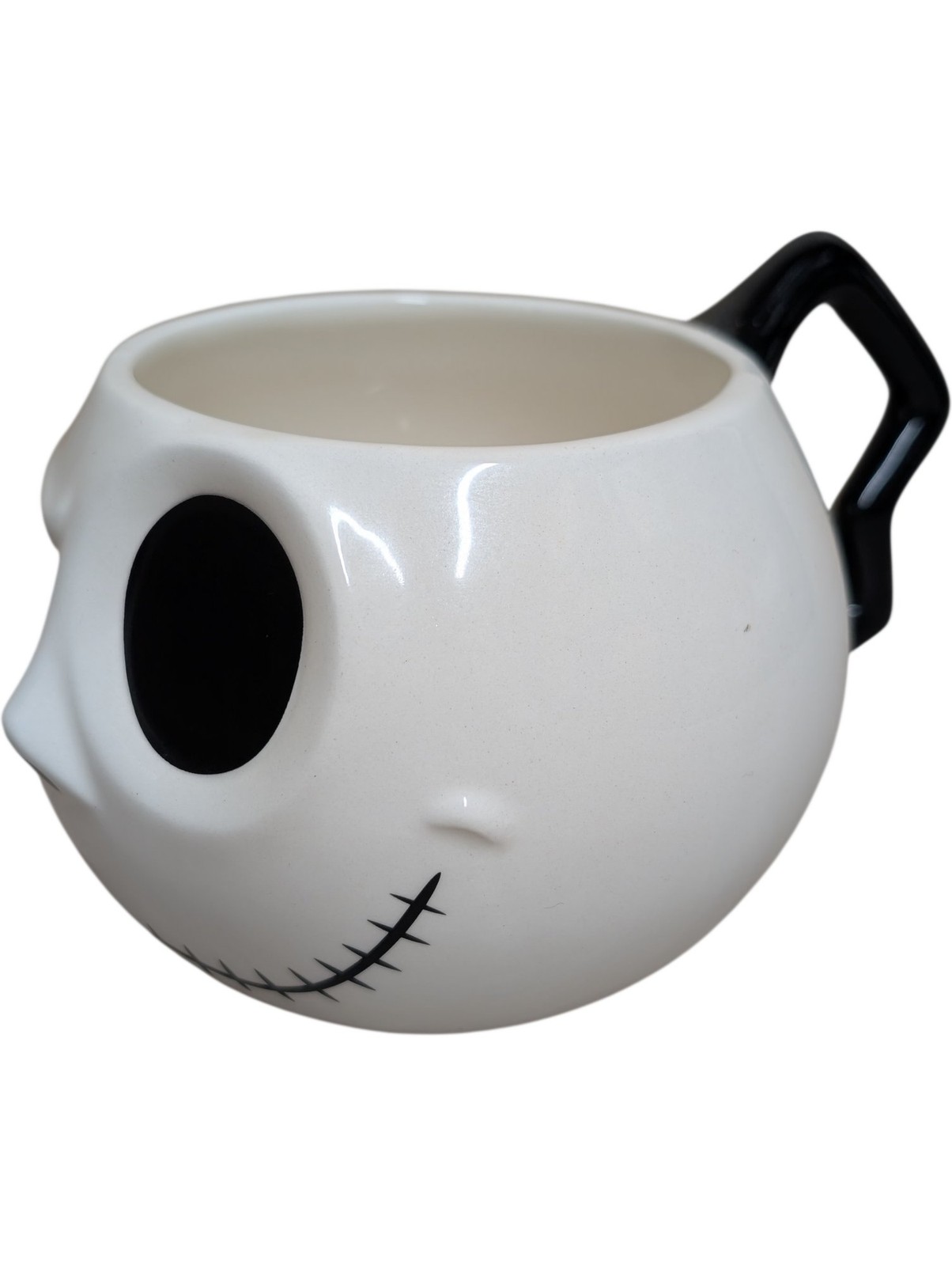 Disney Jack Skellington Mug Ceramic Black Handle Nightmare Before Christmas