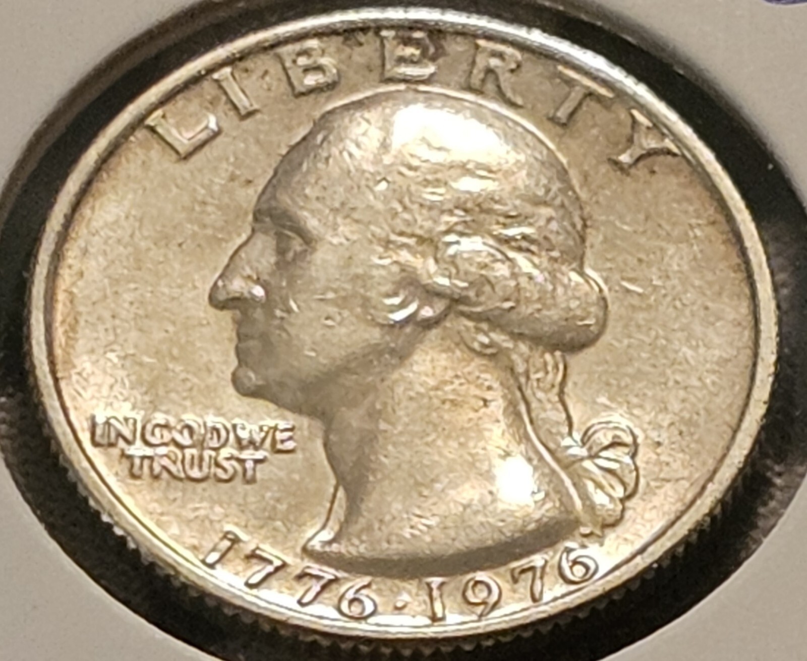 1776-1976 US Bicentennial Quarter, Rare,  No  Mint Mark, Error DDO, Nice Coin