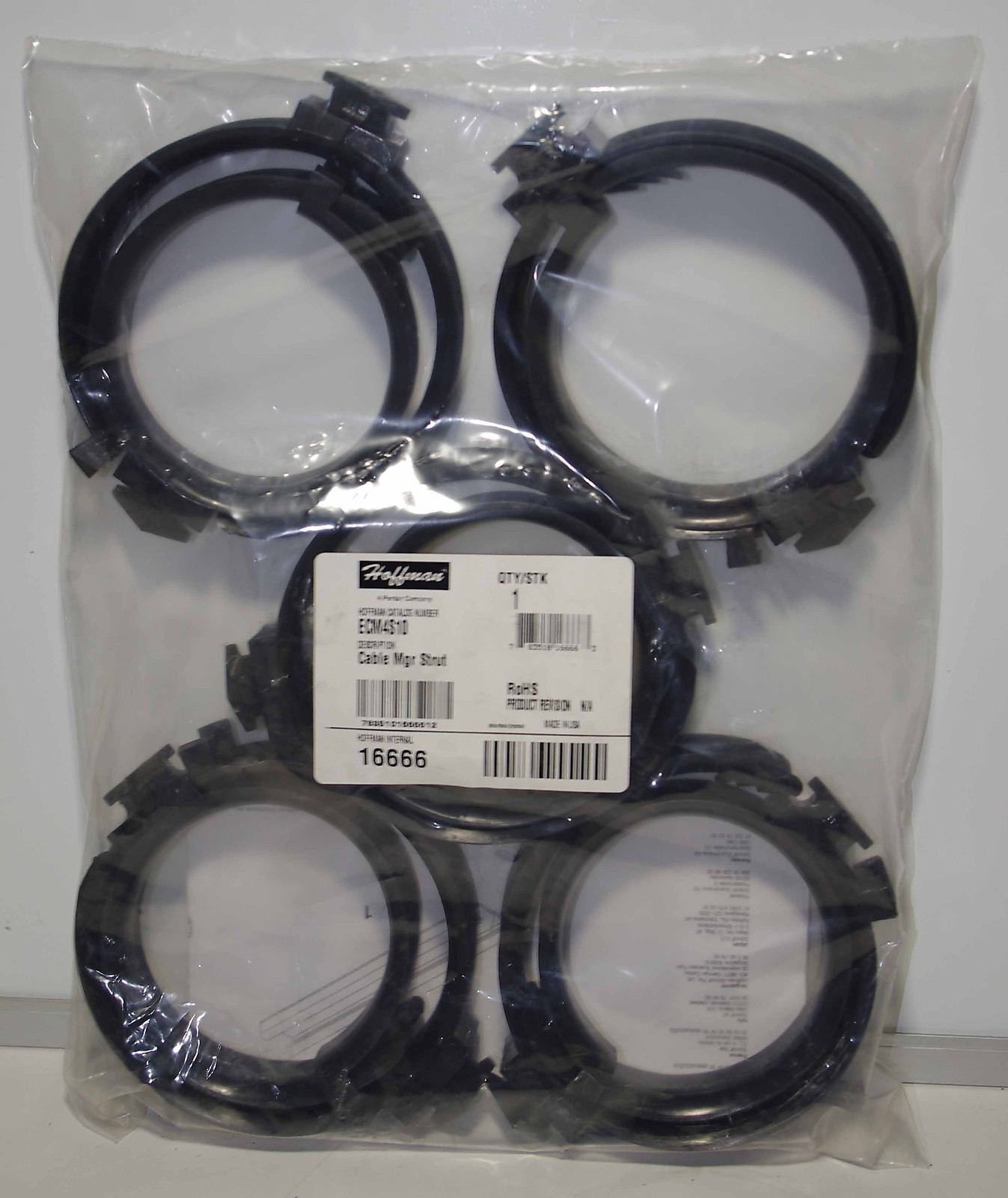 Hoffman Cable Management Ring MECM4S10 Pack of 10 ++ NEW ++