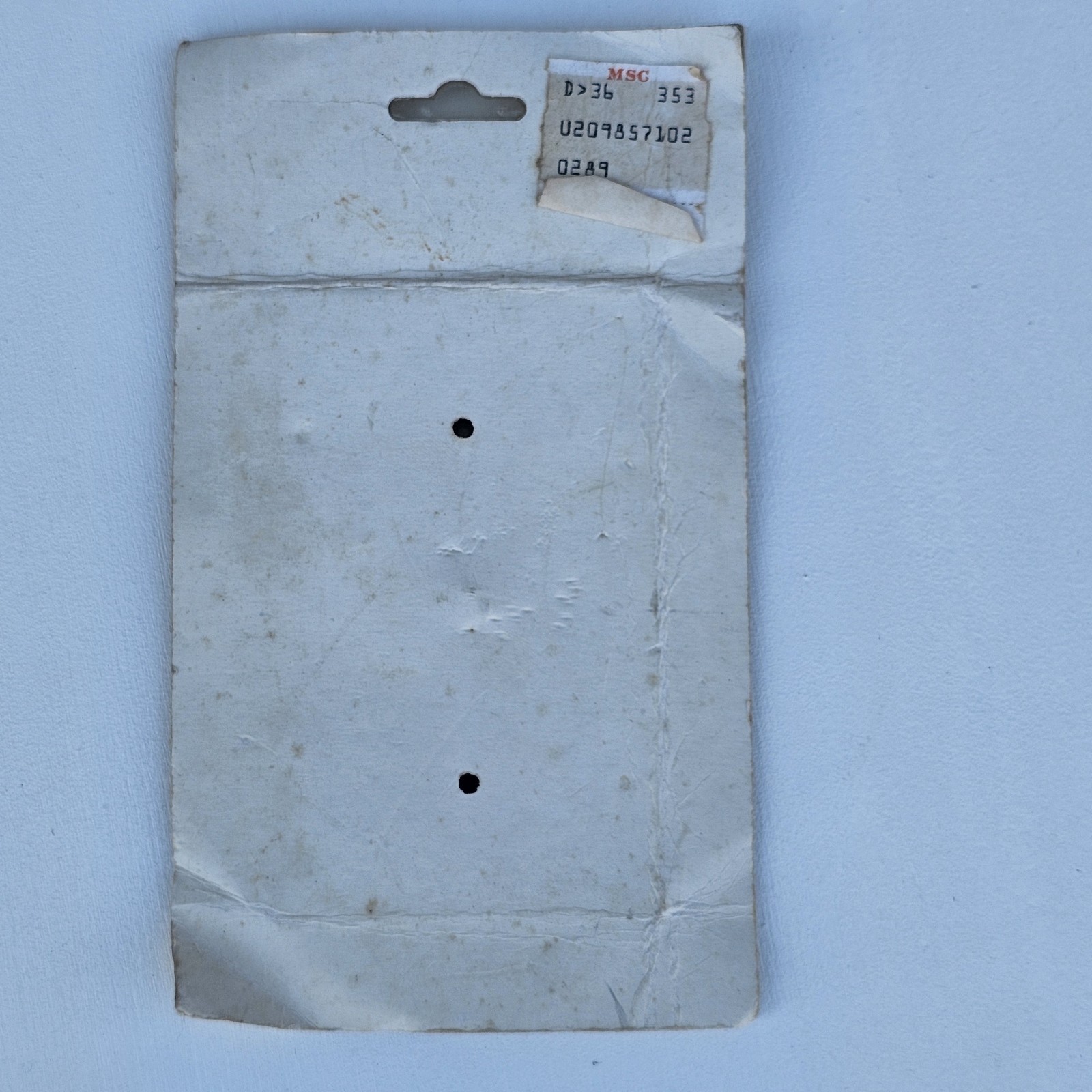 Vintage Solid Brass Classic Single Toggle Switch Plate NOS
