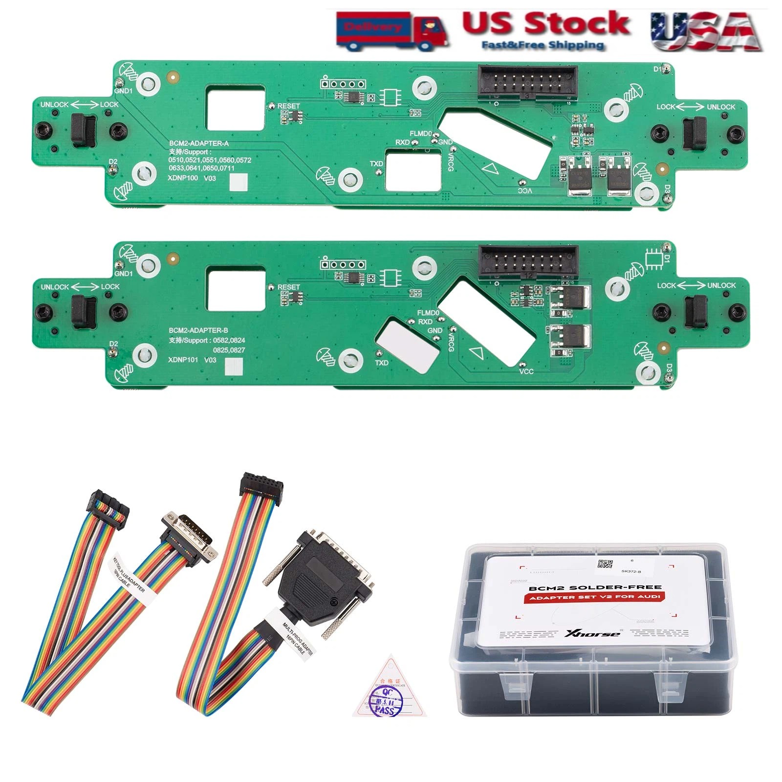 XHORSE XDNPA2GL AO.D BCM2 Adapter for Audi All K/ey Lost for VVDI Key Tool Plus