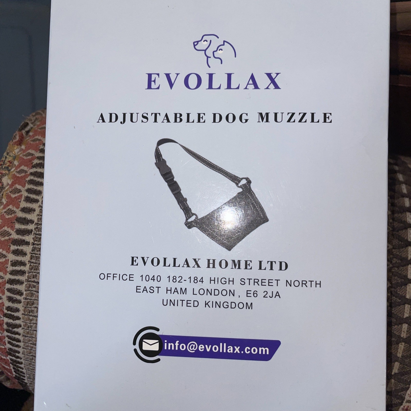 EVOLLAX Dog Muzzle For Large Dogs Adjustable Mussels For Dogs Grooming Soft Brea