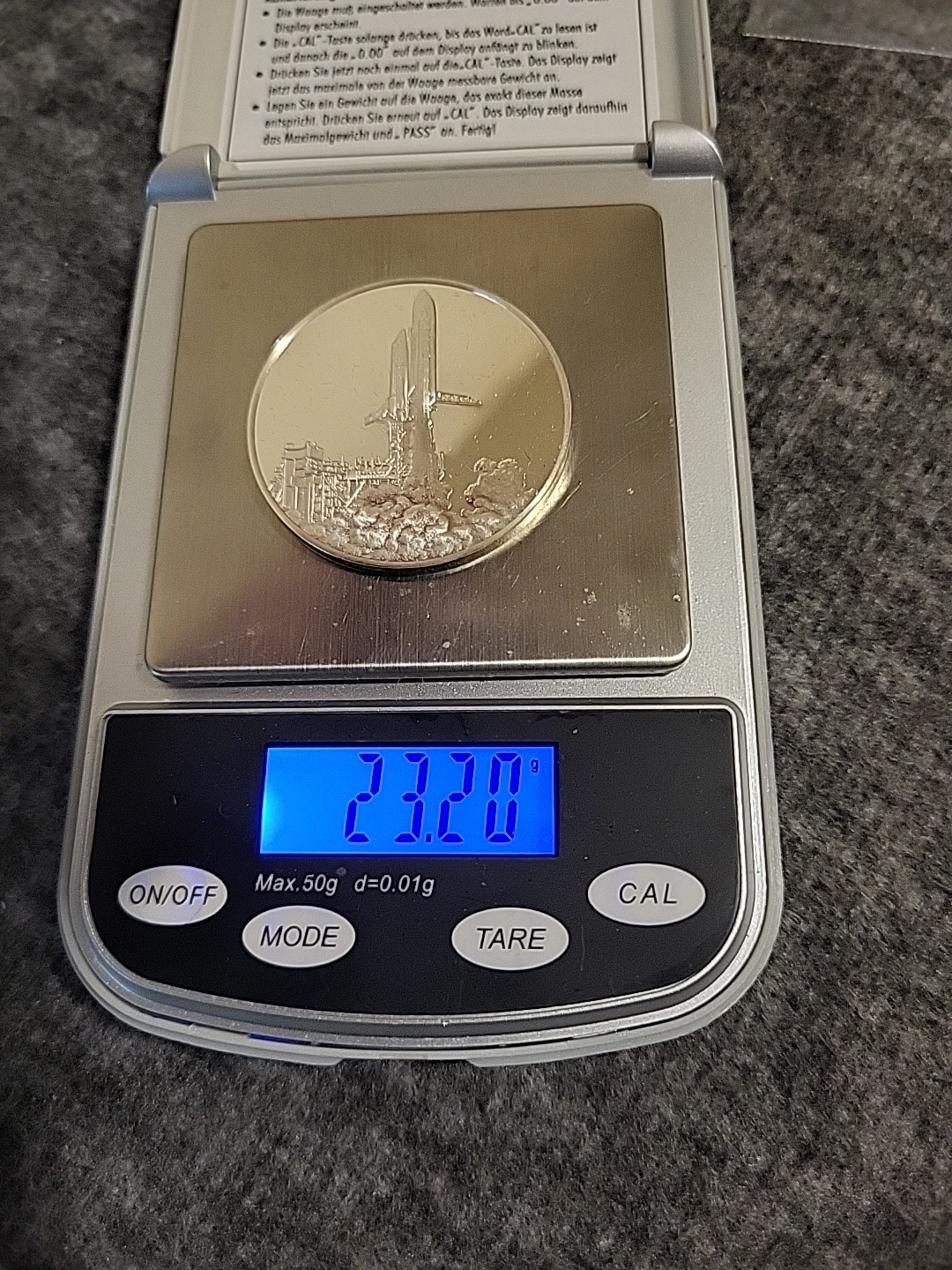 NASA SPACE SHUTTLE CHALLENGER SILVER COINS-2 IN MEMORY.999 +RETURN TO SPACE .925