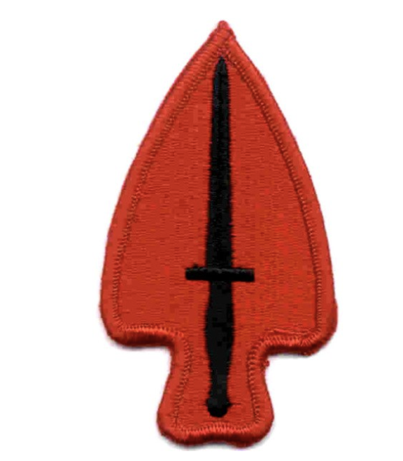 3" ARMY SOCOM SPECIAL FORCES COMMAND EMBROIDERED PATCH