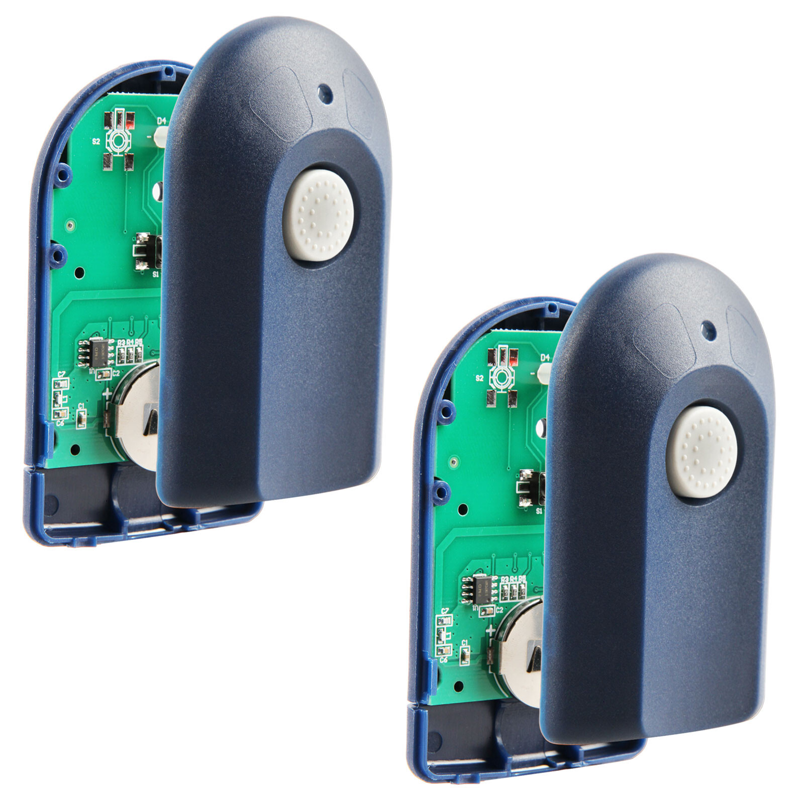 2 For Genie Garage Door Visor Remote Opener Intellicode ACSCTG Type 1 GIT-1 Blue