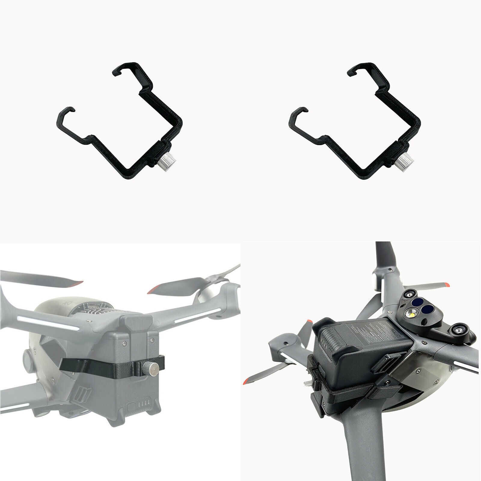 For DJI FPV Drone Anti-Release Battery Fixing Buckle Anti-Dropping Holder Set
