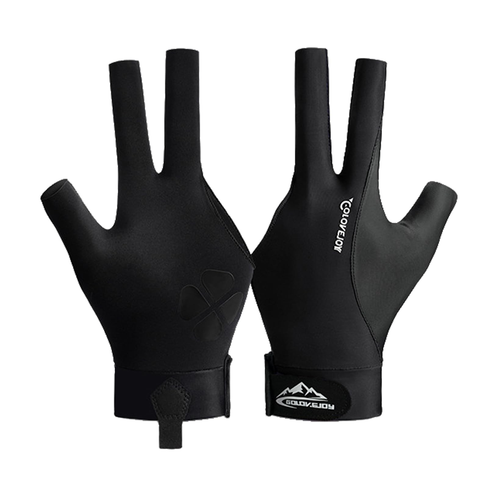 Glowjoy Billiard Pool Glove for Left Hand 3 Finger, Billiards Glove, Pool Cue...