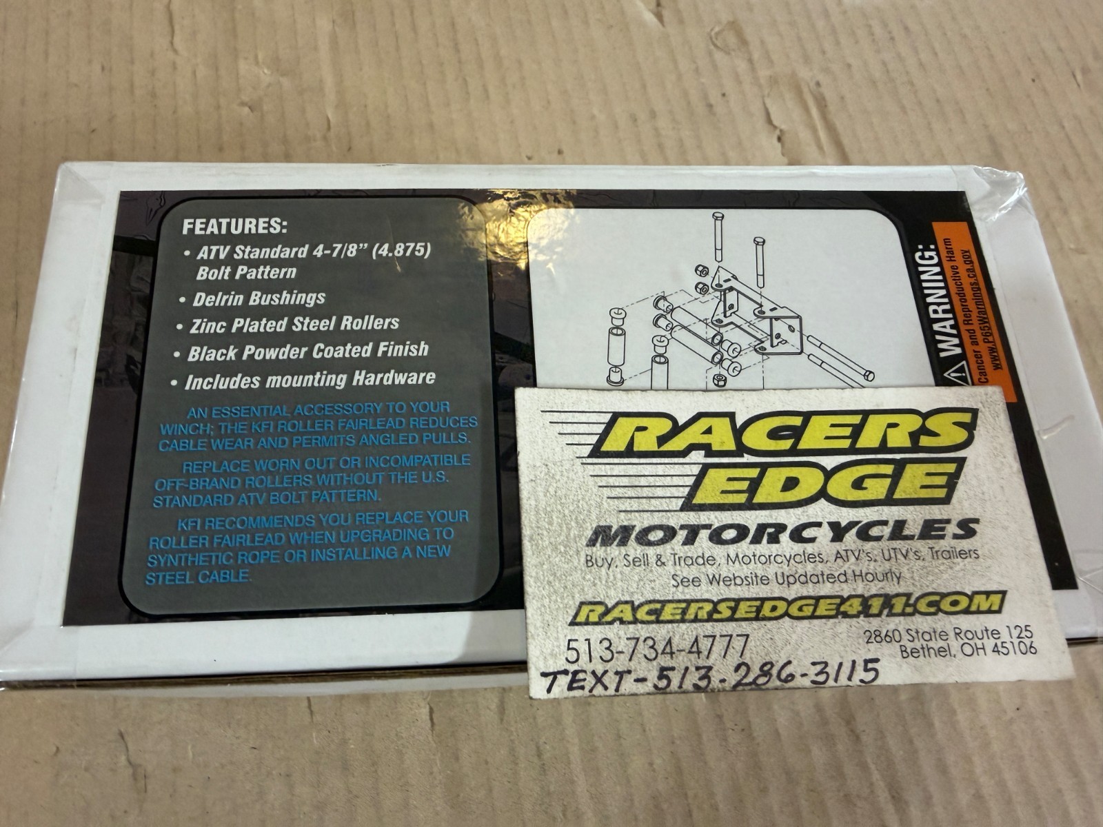 Winch KFI ATV UTV Roller Fairlead ATV-RF