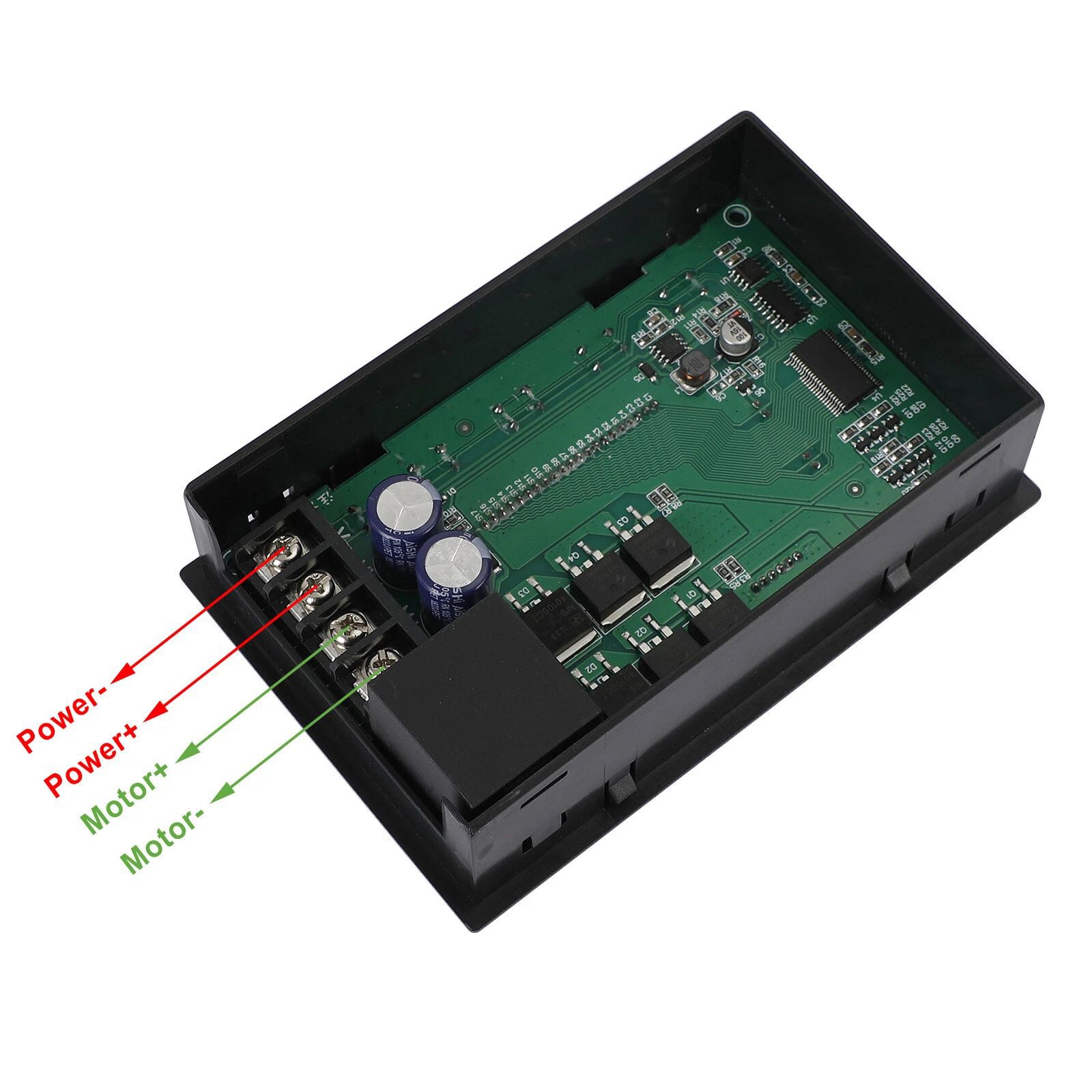 Digital 40A PWM Motor Controller 12V-48V Timer Fwd/Rev w/ Slow Start LCD New