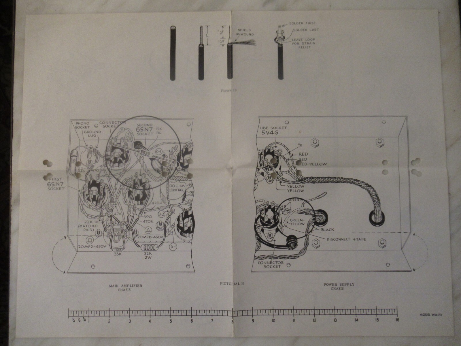HEATHKIT MODEL WA-P2 PREAMPLIFIER MANUAL - ORIGINAL