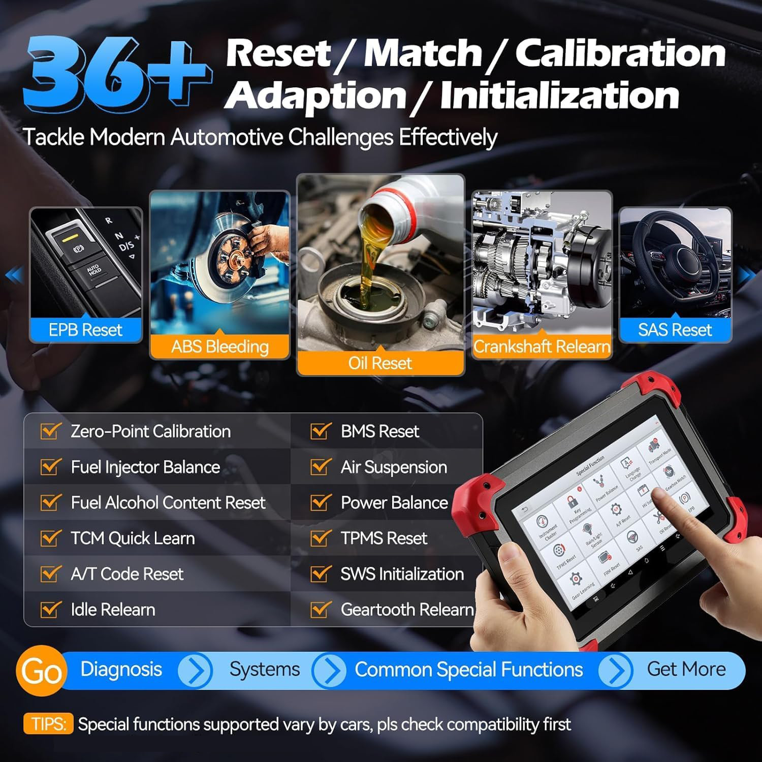 USED XTOOL D7 V2.0 Bidirectional Full System OBD2 Car Diagnostic Scanner Tool