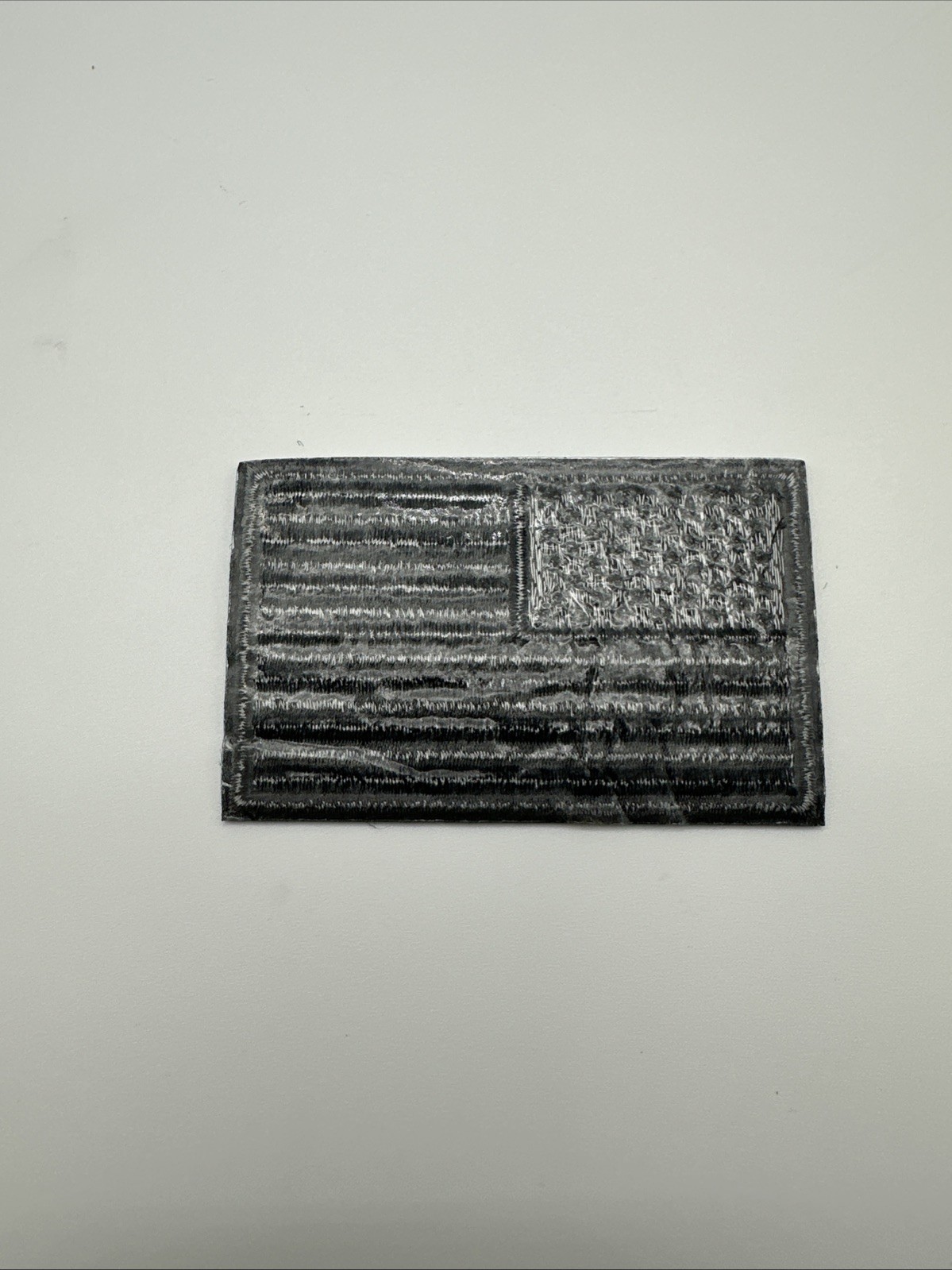 Tactical Gray And Black American Flag Patch Iron/Sew On