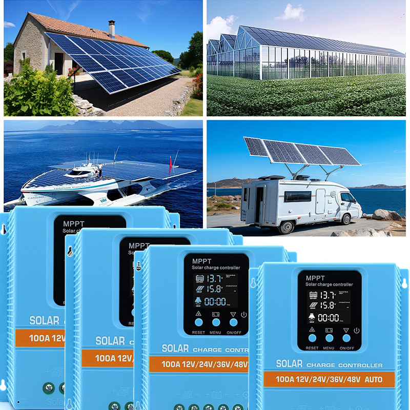 4800W 100A MPPT Solar Charge Controller 12V/24V/36V/48V Battery PV Regulator NEW
