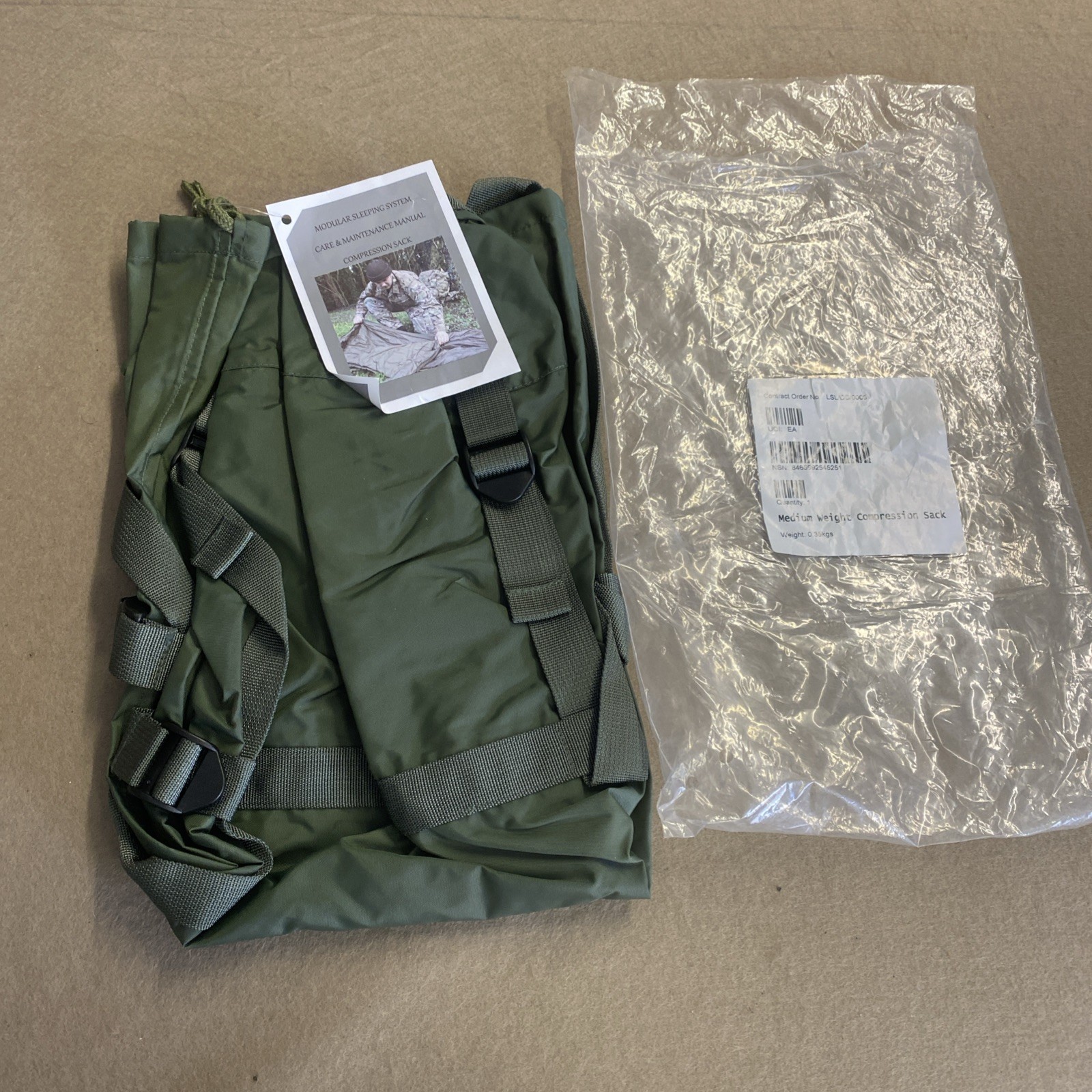 Sleeping Bag Compression Sack For Modular System Medium Weight NEW British Army