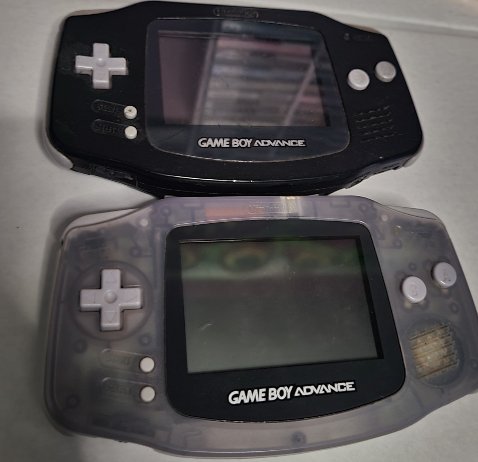 For parts repair Gameboy Advance Lot of 2 Working gameboy advance systems