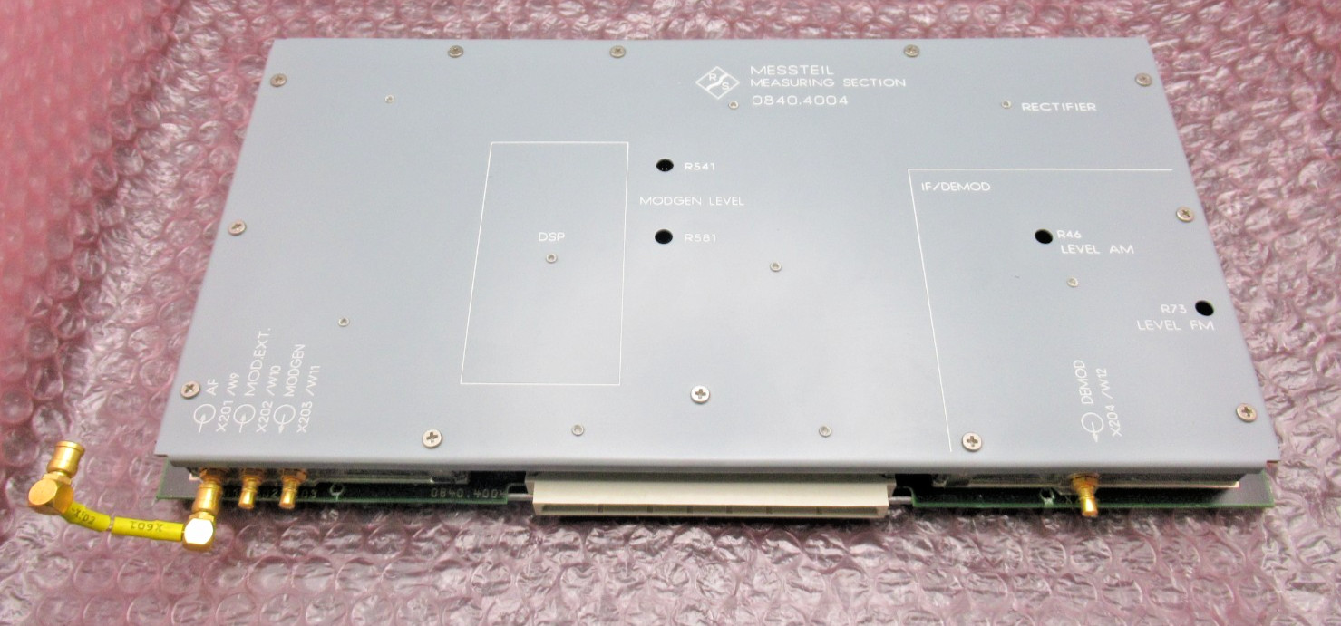 Rohde & Schwarz 0840.4004 Messteil Measuring Unit 08404004 *GREAT CONDITION*
