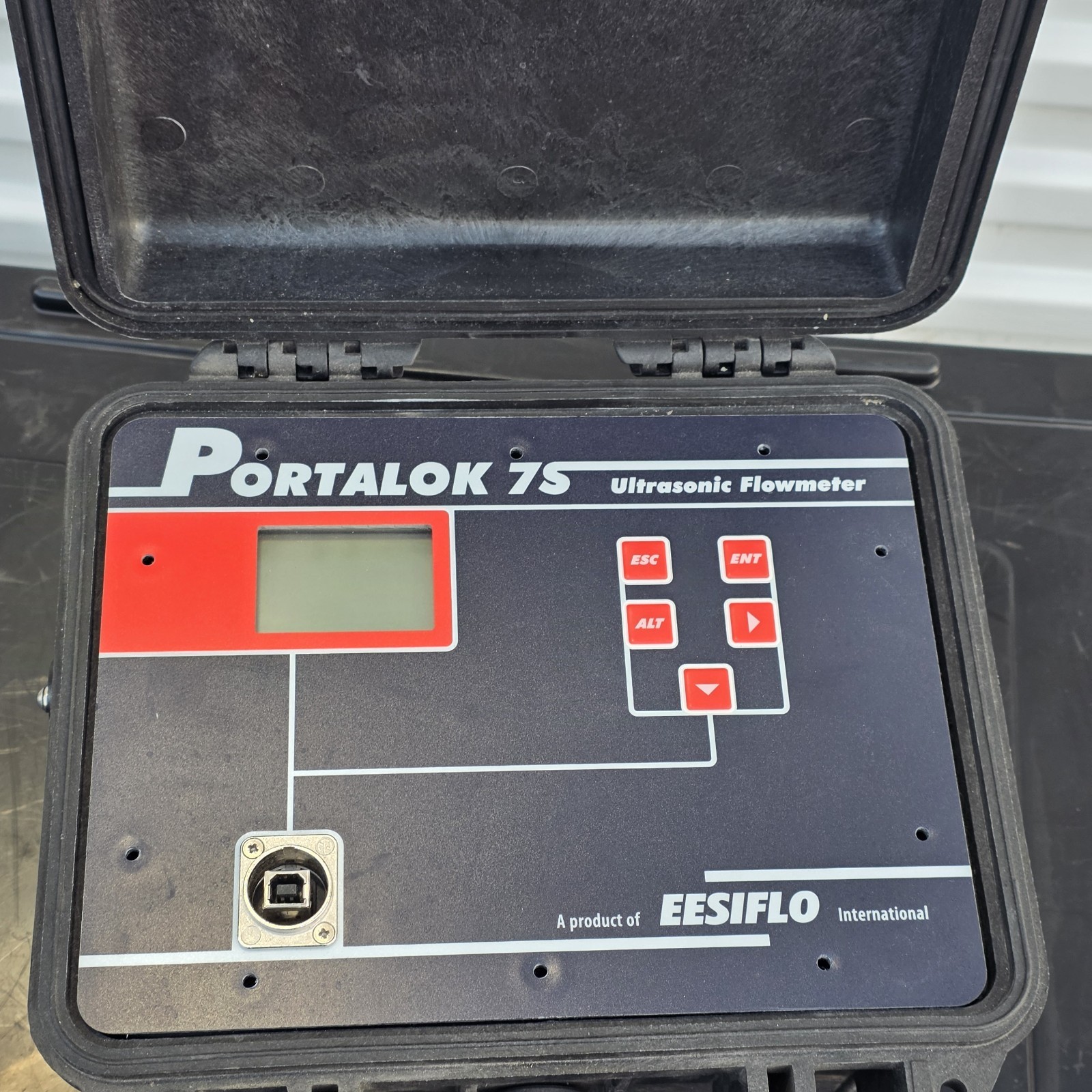 EESIFLO Portaflow 7S Portable Ultrasonic Flow Meter Transit Time Flowmeter