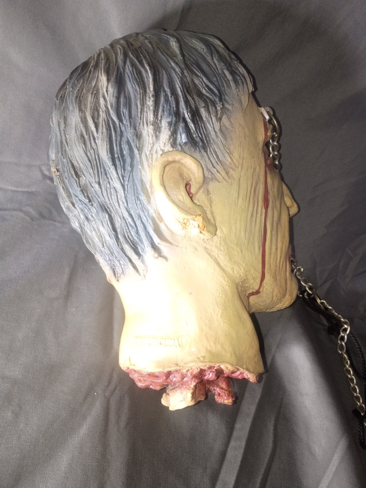 Vintage Severed Head Halloween Prop