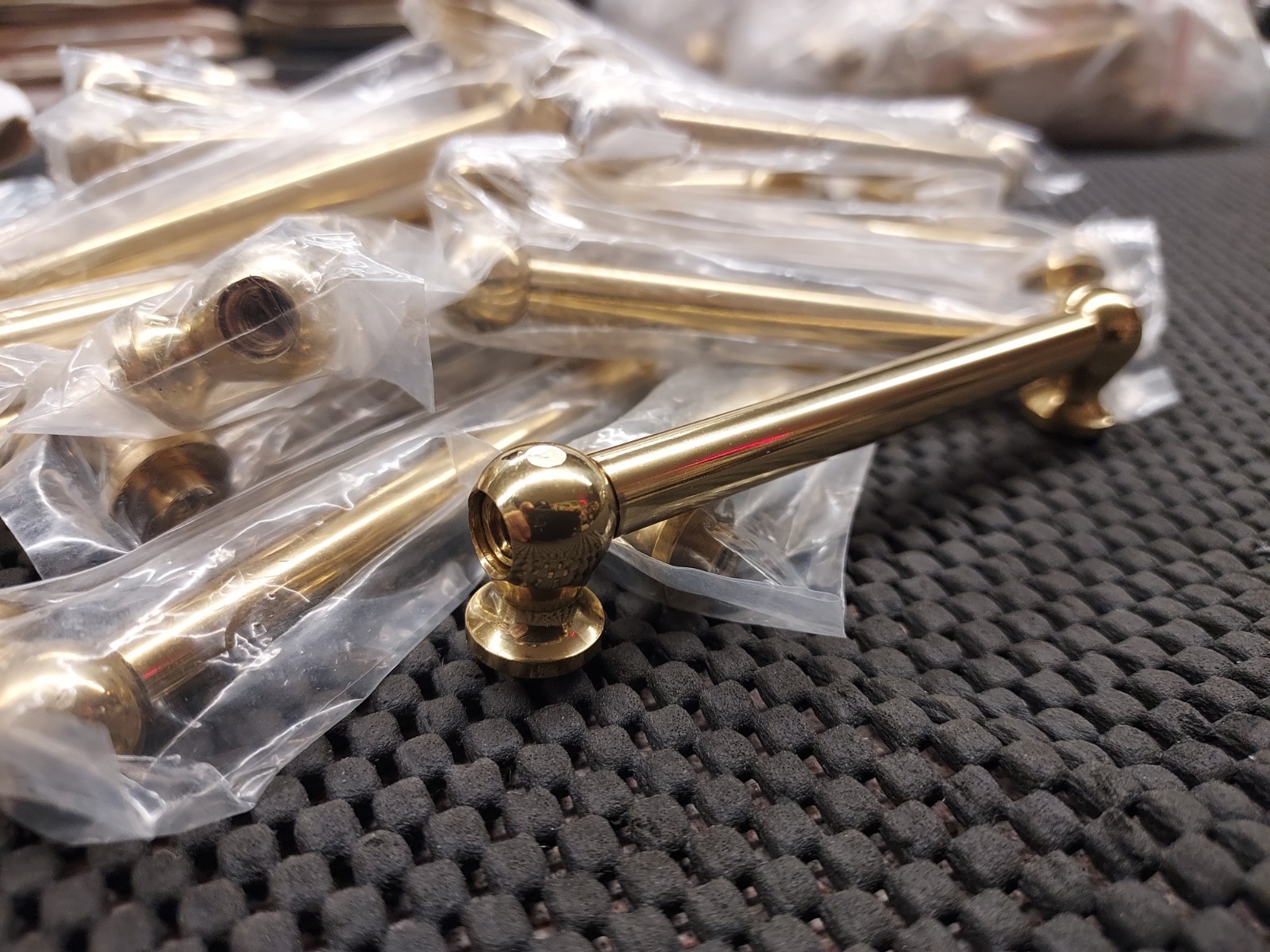 3 7/8" Drum Tube Lugs Double Ended Brass With Screws Priced Individually