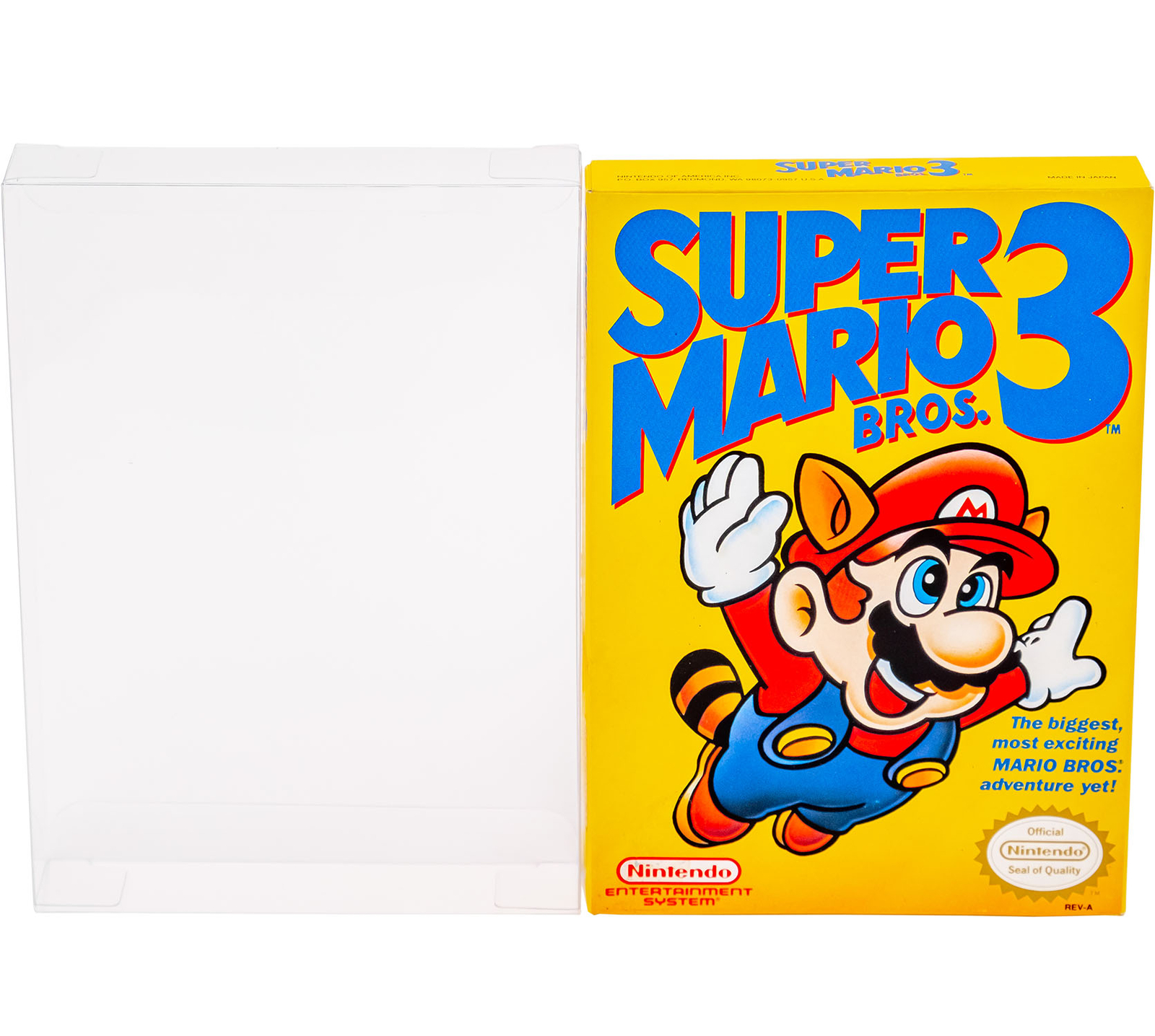 Nintendo Box Protector Case for Retail NES Game Box Clear Plastic Thick Sleeve
