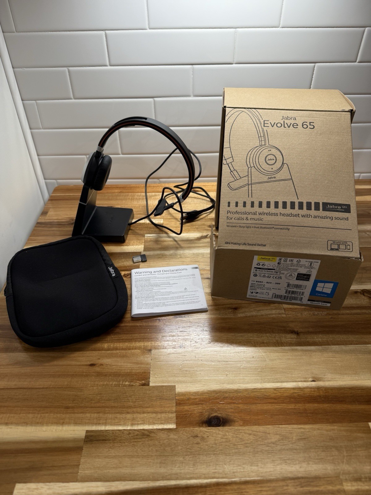 Jabra Evolve 65 Over the Ear Headset - Black