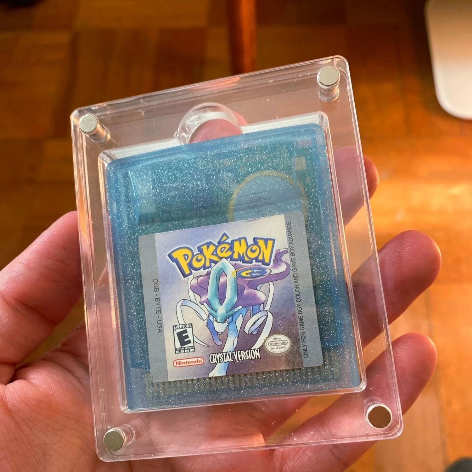 GBC Acrylic Magnetic Cartridge Protecting Show Case For Nintendo Gameboy Color