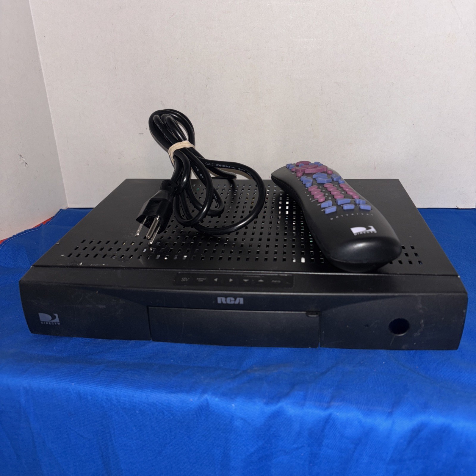 RCA DTV Satellite Receiver Box DRD420RE w/SYSTEMLINK 6 AV Remote WORKS