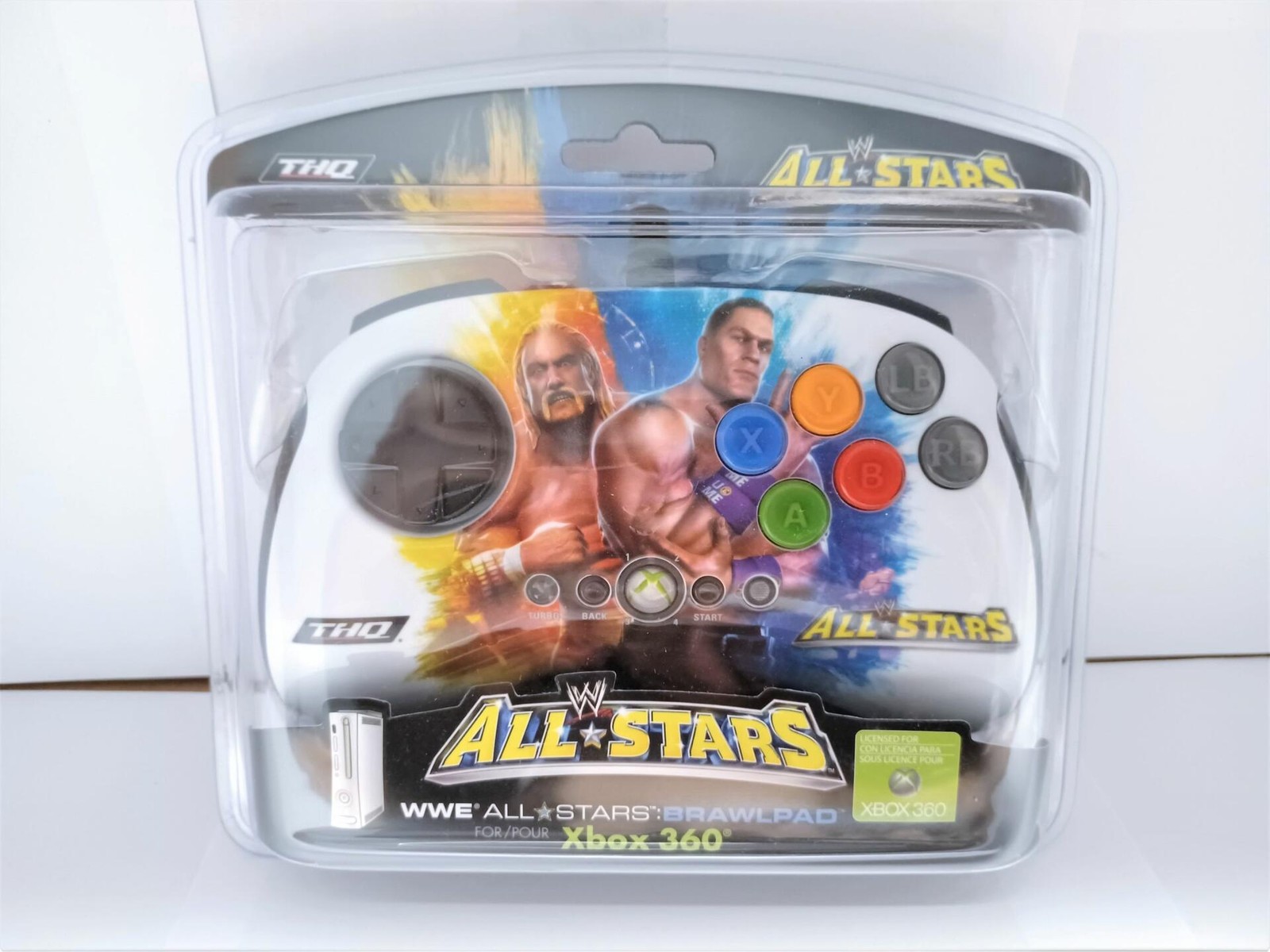 Xbox 360 WWE All STARS BrawlPad Hulk Hogan and John Cena, New