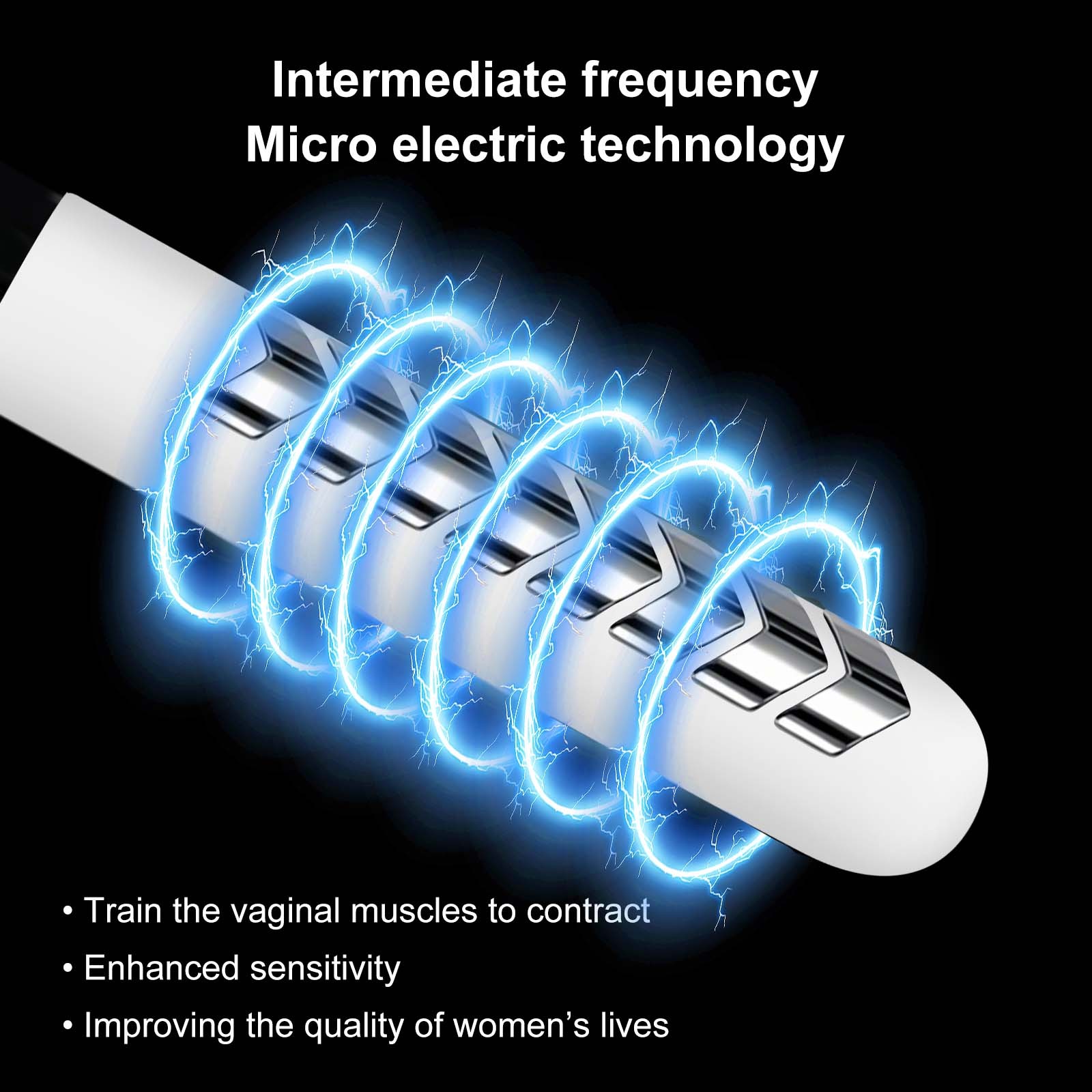 16-Electrode Postpartum Pelvic Floor Trainer Red Blue Light for for Incontinence