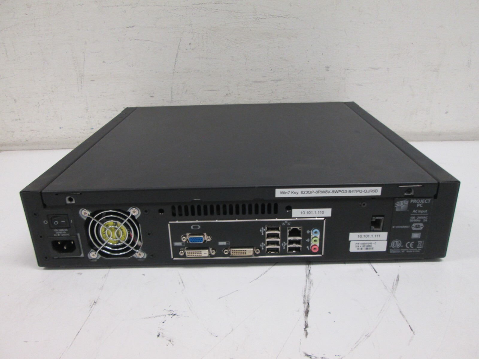 ETC PROJECT PC PENTIUM DUAL CORE E5300@2.6GHZ 500GB HDD WIN 7 2GB RAM UNTESTED