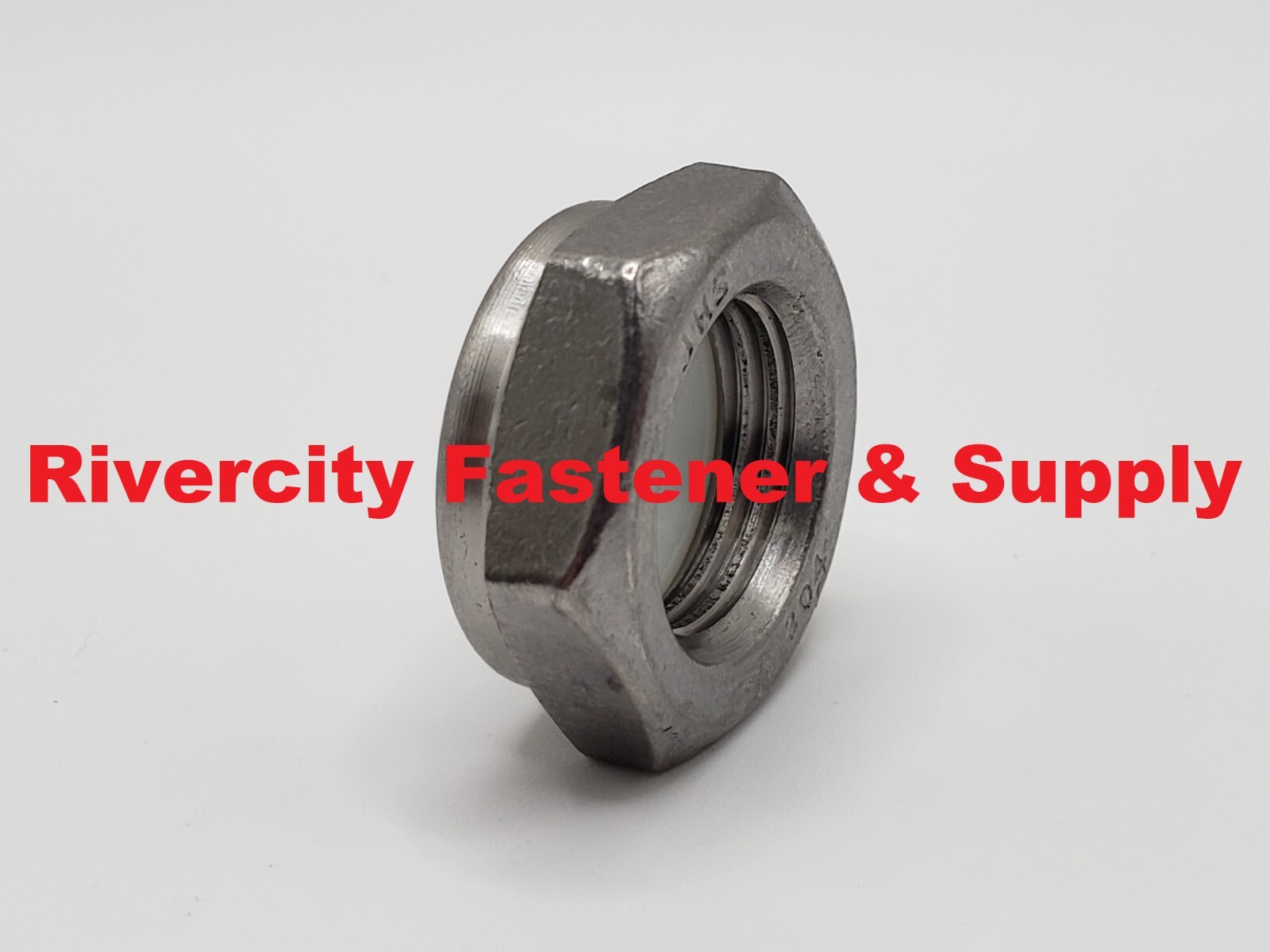 5/8-18 Stainless Nylon Insert Lock Nut Thin Jam Half thick NTE 5/8x18 Nuts