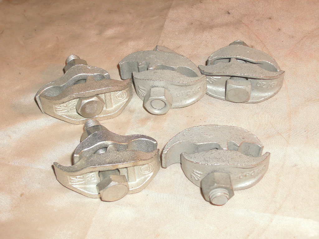 PARALLEL TYPE K CONDUIT CLAMP MALLEABLE IRON 1/2"  - LOT OF 5 - FREE SHIPPING