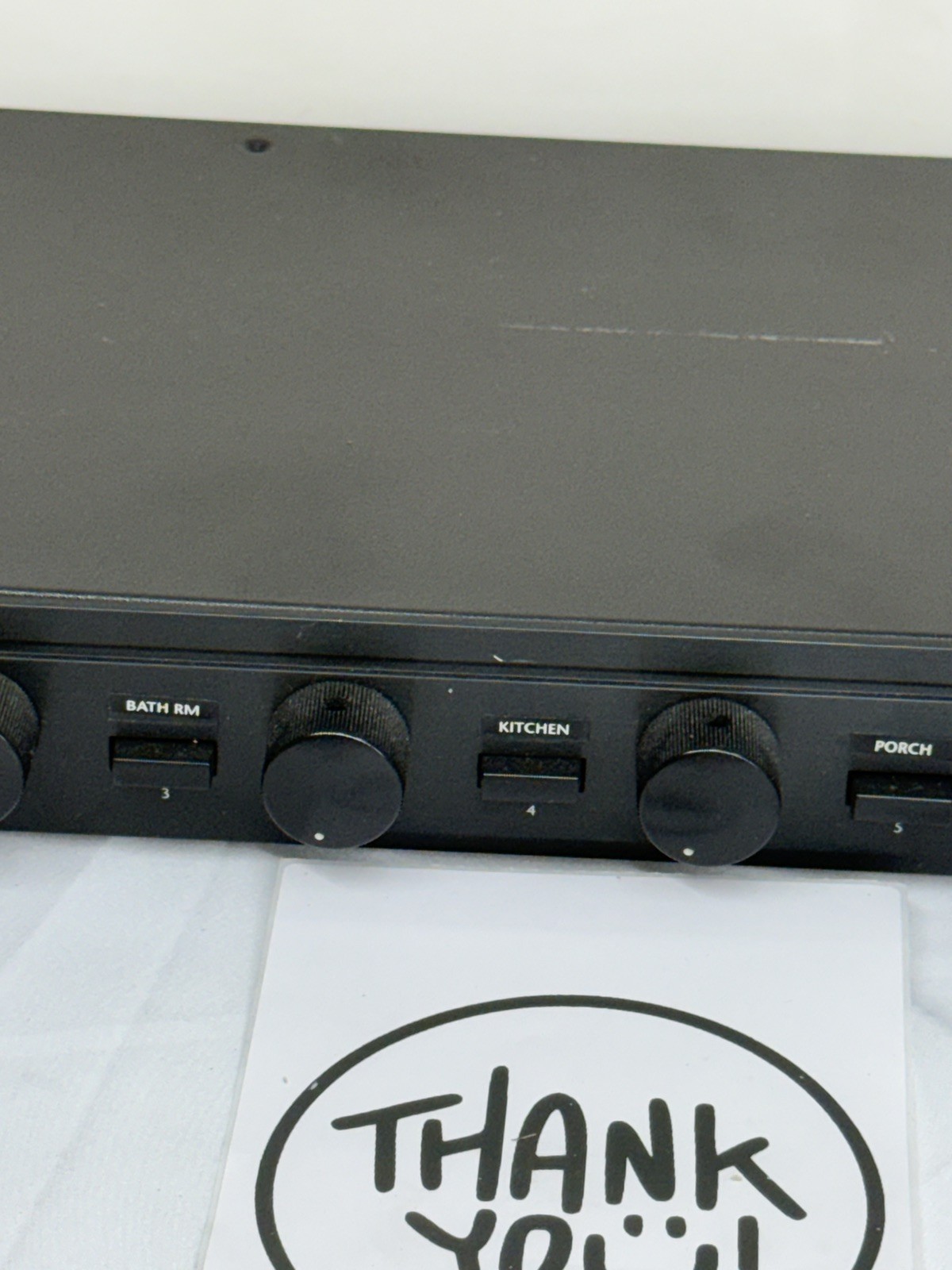 Niles SVL-6 6-Zone Speaker Selector Switch Volume Control System Untested