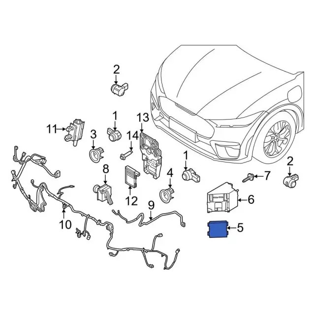 Genuine Ford Blind Spot Radar ML3Z-14C689-H